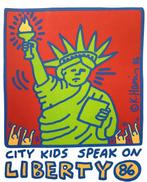 Keith Haring - City Kids Speak On Liberty 86 - Jaren 1980