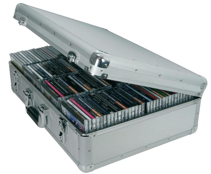 Aluminium CD Koffer 120cds, Muziek en Instrumenten, Behuizingen en Koffers