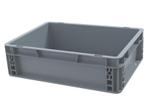 Stapelbak 400x300x120mm Gesloten Grijs Nieuw, Doe-het-zelf en Bouw, Kratten en Dozen, Ophalen of Verzenden, Nieuw
