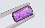 Zonder Minimumprijs - 1 pcs Paars, Roze Saffier - 1.55 ct -, Handtassen en Accessoires, Edelstenen, Nieuw