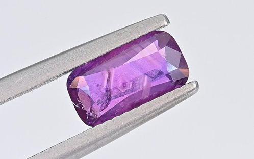 Zonder Minimumprijs - 1 pcs Paars, Roze Saffier - 1.55 ct -, Handtassen en Accessoires, Edelstenen