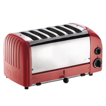 Broodrooster rood 60154 | Cap. 6st. | 195 sneden/h | 230V |, Verzenden