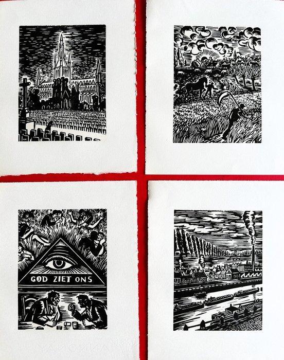 Frans Masereel (1889-1972) - Mijn land, Antiquités & Art, Antiquités | Autres Antiquités