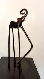 Abdoulaye Derme - sculptuur, Eléphant - 39.5 cm -, Antiquités & Art