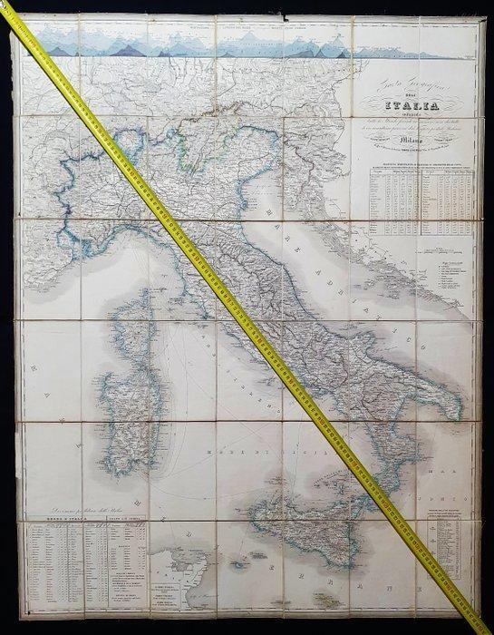 Europa - Italië / Sardinië / Sicilië / Lombardije / Puglia /, Boeken, Atlassen en Landkaarten