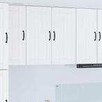 vidaXL Keuken Kast Wit 80 x 31 x 80 cm Bewerkt hout, Huis en Inrichting, Verzenden, Nieuw