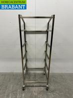RVS Regaalwagen voor waskratten 5 x 50/50 cm Horeca, Zakelijke goederen, Ophalen of Verzenden, Nieuw in verpakking