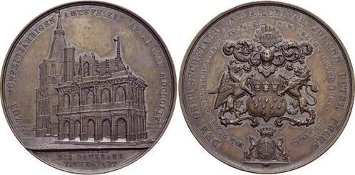 Bronze-medaille 1854 Koeln-freie Reichsstadt, Timbres & Monnaies, Pièces & Médailles, Envoi