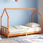 vidaXL Kinderbedframe massief grenenhout wasbruin 90x190 cm, Kinderen en Baby's, Verzenden, Nieuw