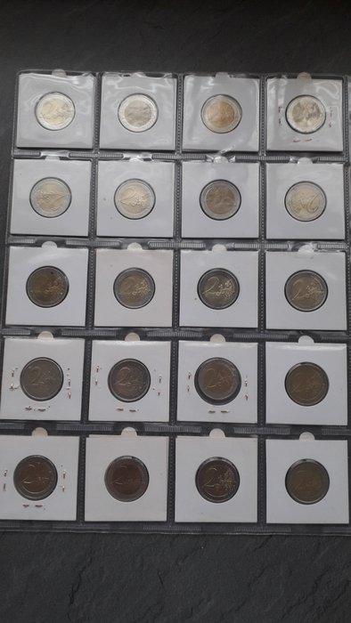 Europa. 2 Euro 1999/2024 (20 stuks) (Zonder Minimumprijs), Postzegels en Munten, Munten | Europa | Euromunten