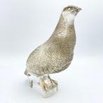 Lalique - Statue, Perdrix - Art Deco - 17.5 cm - Verre