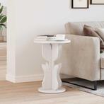 vidaXL Bijzettafel Wit 39.5 x 39.5 x 53.5 cm Massief, Verzenden, Nieuw