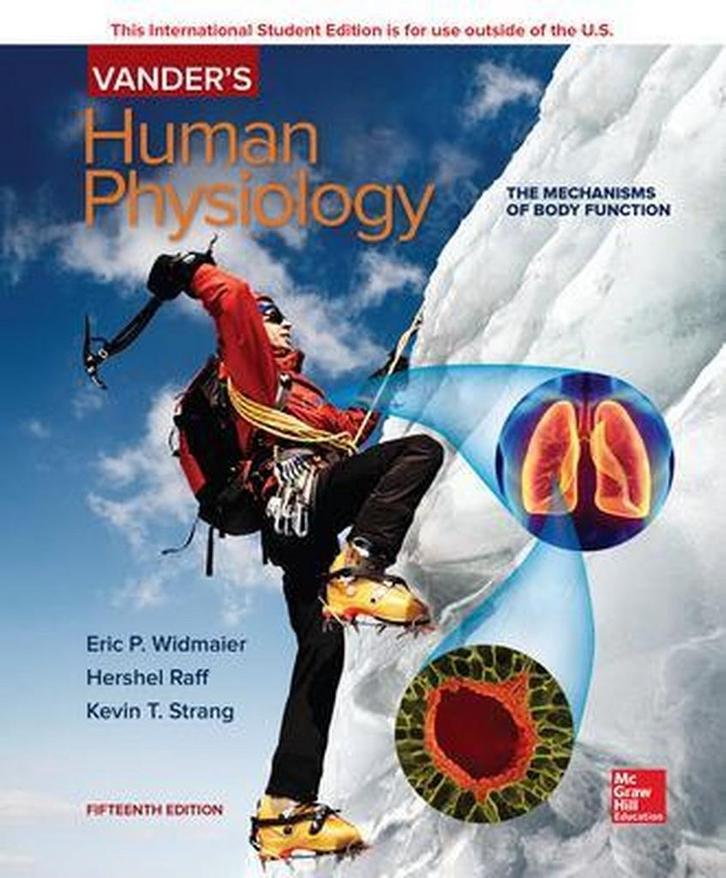 ISE Vanders Human Physiology 9781260085228 Eric Widmaier, Boeken, Taal | Engels, Gelezen, Verzenden