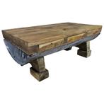 vidaXL Salontafel 90x50x35 cm gemengd gerecycled hout, Huis en Inrichting, Verzenden, Nieuw