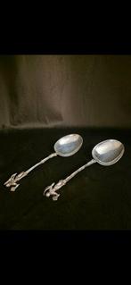 Lepel (2) - .934 zilver - theelöffel, Antiek en Kunst