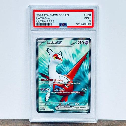 Pokémon Graded card - Latias Ex - Surging Sparks #220 -, Hobby en Vrije tijd, Verzamelkaartspellen | Pokémon
