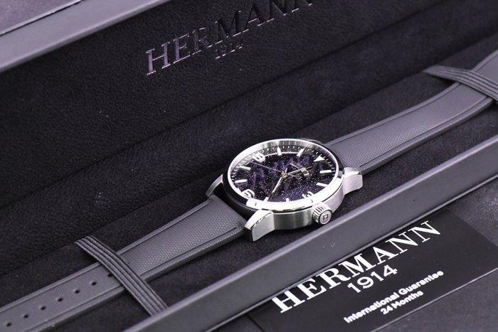 Hermann - Stellar - Automatic Swiss Made - Aventurine Black, Bijoux, Sacs & Beauté, Montres | Hommes