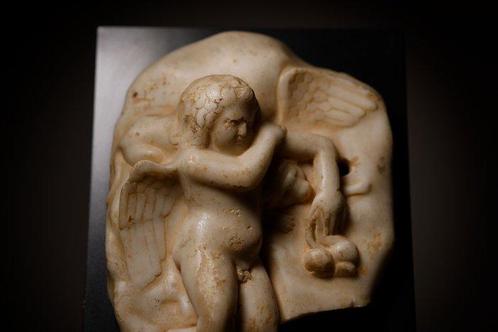 Romain antique rare et immense relief en marbre, Verzamelen, Mineralen en Fossielen