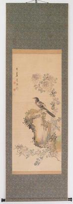 Kakejiku  (hangscroll) - De elegantie van klassieke vogel-