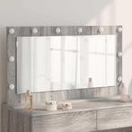 vidaXL Make-up Spiegel met LED Verlichting Grijs Sonoma, Huis en Inrichting, Woonaccessoires | Spiegels, Verzenden, Nieuw