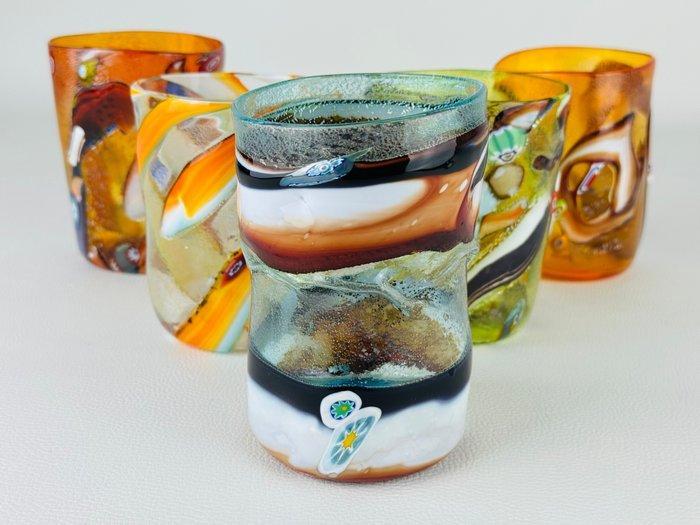 Murano - Drinkset (5) - Glas - Goti Veneziani, Antiek en Kunst, Antiek | Glaswerk en Kristal