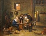 Seguidor de David Teniers (XIX) - Escena popular