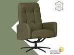 Leren draaifauteuil Pulse - Toledo Olive (olijf/goen) -, Ophalen of Verzenden