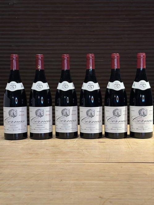 2011 Thierry Allemand, Cornas Reynard - Cornas - 6 Flessen, Verzamelen, Wijnen