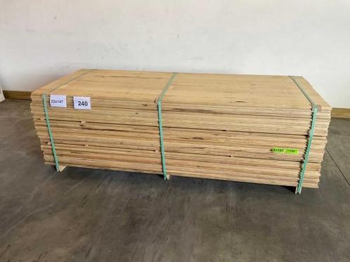 Veiling - 50x wit afrikaans eikenhouten plank fraké met mes, Bricolage & Construction, Bois & Planches