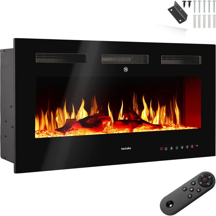 tectake Elektrische wandhaard - 106,5 x 12 x 43 cm, Auto diversen, Raceauto's