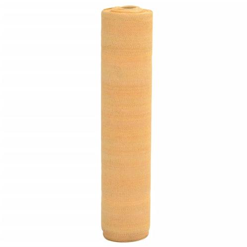 vidaXL Privacynet 75 g/m² 1,2x50 m HDPE zandkleurig, Tuin en Terras, Parasols, Nieuw, Verzenden