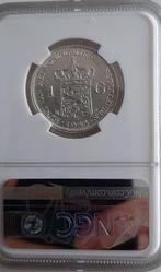 Nederland. Wilhelmina. 1 Gulden 1944 variant doorloper WW2, Postzegels en Munten