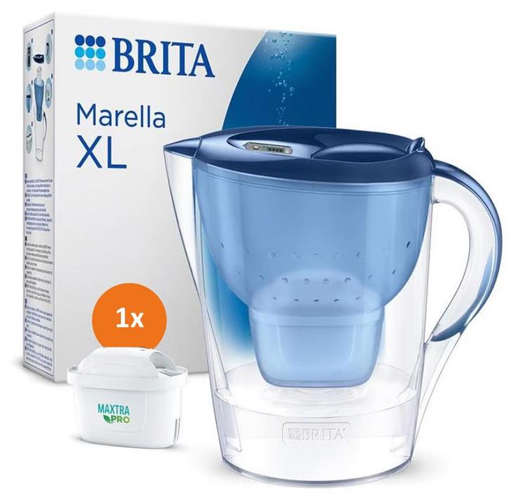Brita Waterfilterkan Marella XL Blauw + MAXTRA PRO, Huis en Inrichting, Keuken | Keukenbenodigdheden, Verzenden