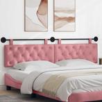 vidaXL Hangend hoofdbord Wandgemonteerd Roze 210 x 55 x 7 cm, Huis en Inrichting, Slaapkamer | Bedden, Verzenden, Nieuw