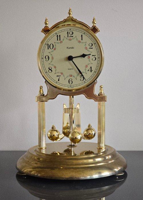 Klok - Kundo - Messing - 1970-1980, Antiek en Kunst, Curiosa en Brocante