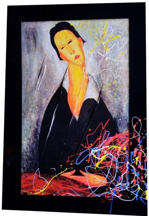 SGARRA - Modigliani Les Lacérés, Antiek en Kunst, Kunst | Schilderijen | Modern