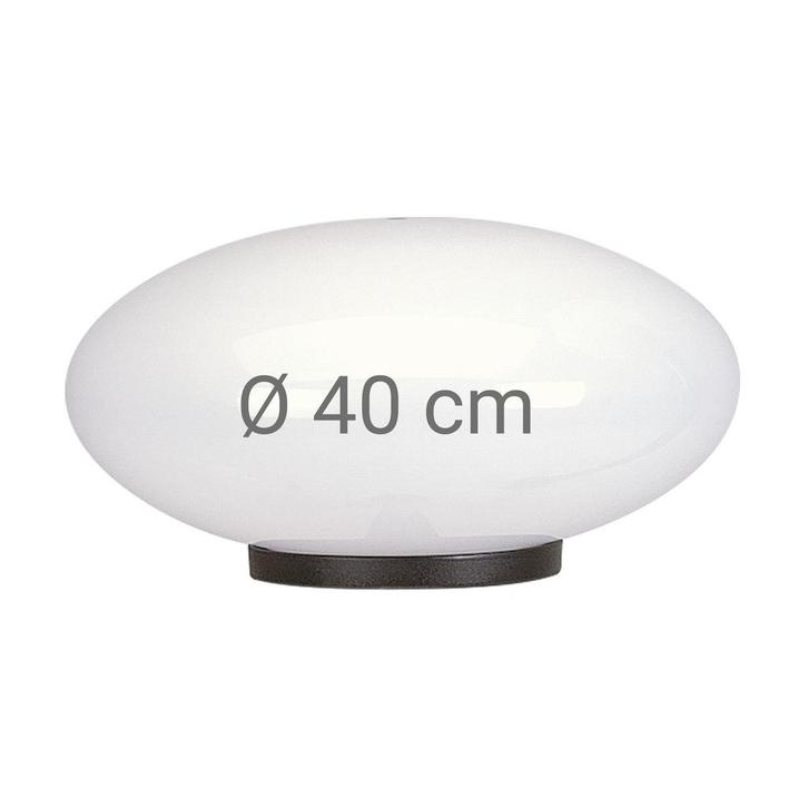 Tuinverlichting Bol Bol opaal elips incl. flens, Tuin en Terras, Buitenverlichting, Verzenden