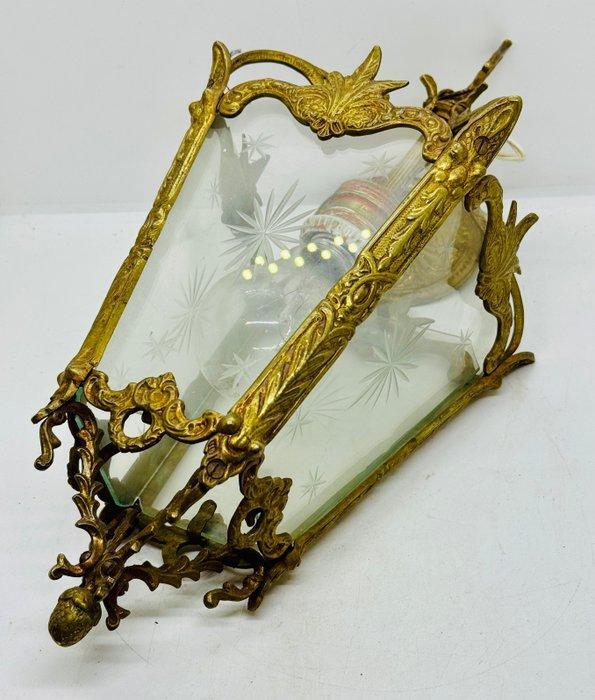 Lantaarn (2) - Plafonddecoraties - Glas, Messing, Antiek en Kunst, Curiosa en Brocante