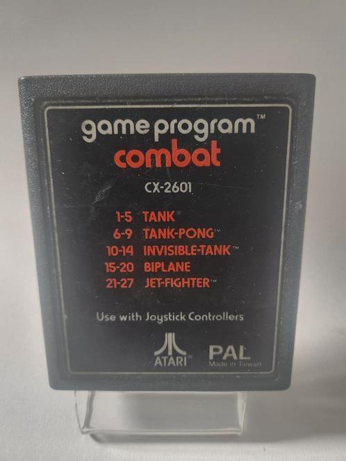 Combat Atari 2600, Games en Spelcomputers, Games | Atari, Zo goed als nieuw, Ophalen of Verzenden