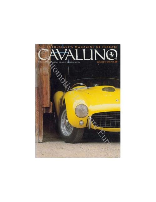 1992 FERRARI CAVALLINO MAGAZINE USA 69, Livres, Autos | Brochures & Magazines