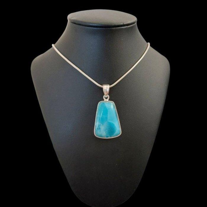 Larimar met een uitzonderlijke blauw. Ambachtelijke creatie., Antiek en Kunst, Curiosa en Brocante