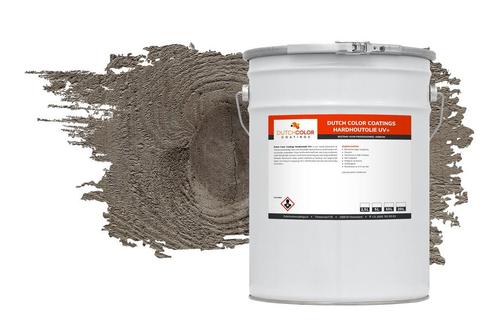 DCC Hardhoutolie UV+ Grijs 2.5L, Doe-het-zelf en Bouw, Verf, Beits en Lak, Grijs, Nieuw, Verzenden