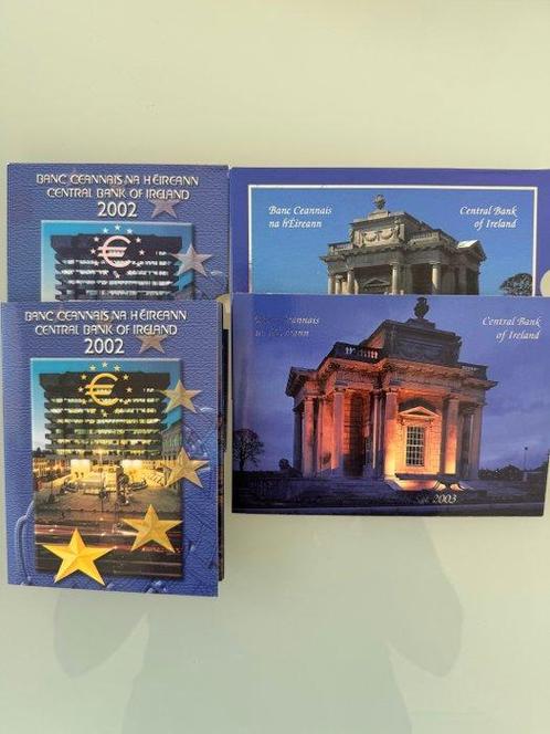Ierland. Year Set (BU) 2002 (2 sets)  (Zonder Minimumprijs), Postzegels en Munten, Munten | Europa | Euromunten
