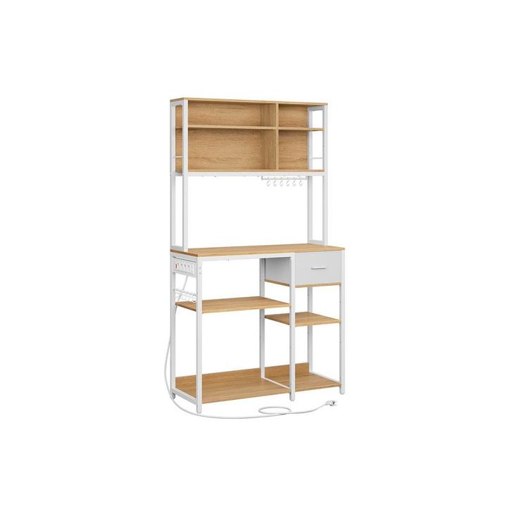 Gouden Eik Keukenrek met Stopcontacten | OP=OP | Perfect..., Huis en Inrichting, Keuken | Keukenelementen, 25 tot 50 cm, Nieuw