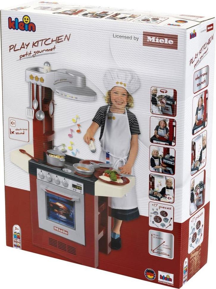 Klein Toys Miele Petit Gourmet keuken - 69x33x95 cm - oven,, Kinderen en Baby's, Speelgoed | Overig, Zo goed als nieuw, Verzenden