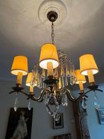Lustre - Bronze, Cristal, Laiton, Verre, Antiek en Kunst