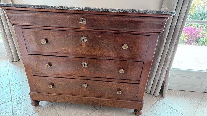 Commode - Acajou - Commode Louis Philippe, Antiek en Kunst, Antiek | Overige Antiek