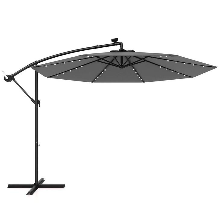 2dekans | Coast Zweefparasol - Met verlichting - Ø300 cm -, Audio, Tv en Foto, Foto | Cameratassen, Ophalen of Verzenden