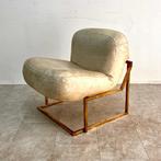 Fauteuil - Messing, Synthetisch leder