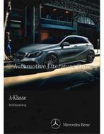 2016 MERCEDES BENZ A KLASSE INSTRUCTIEBOEKJE DUITS